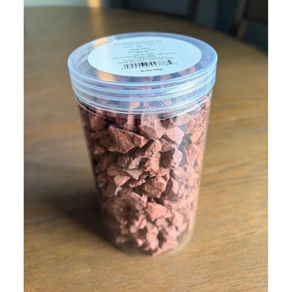Threshold Vase Filler Decorative Red Terracotta Crushed Stones 35.3oz 1kg